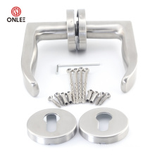 Stainlee Steel Handle Interior Door Lock Set